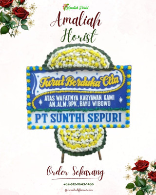 Papan Bunga Duka di Jamika