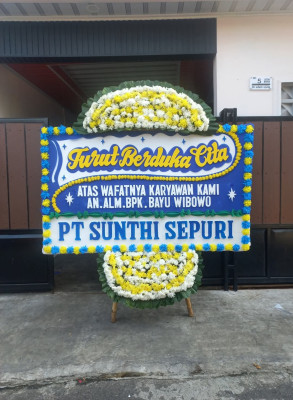 Papan Bunga Duka di Jamika